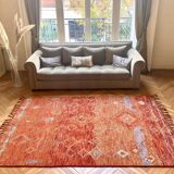 Tapis berbère terracotta
