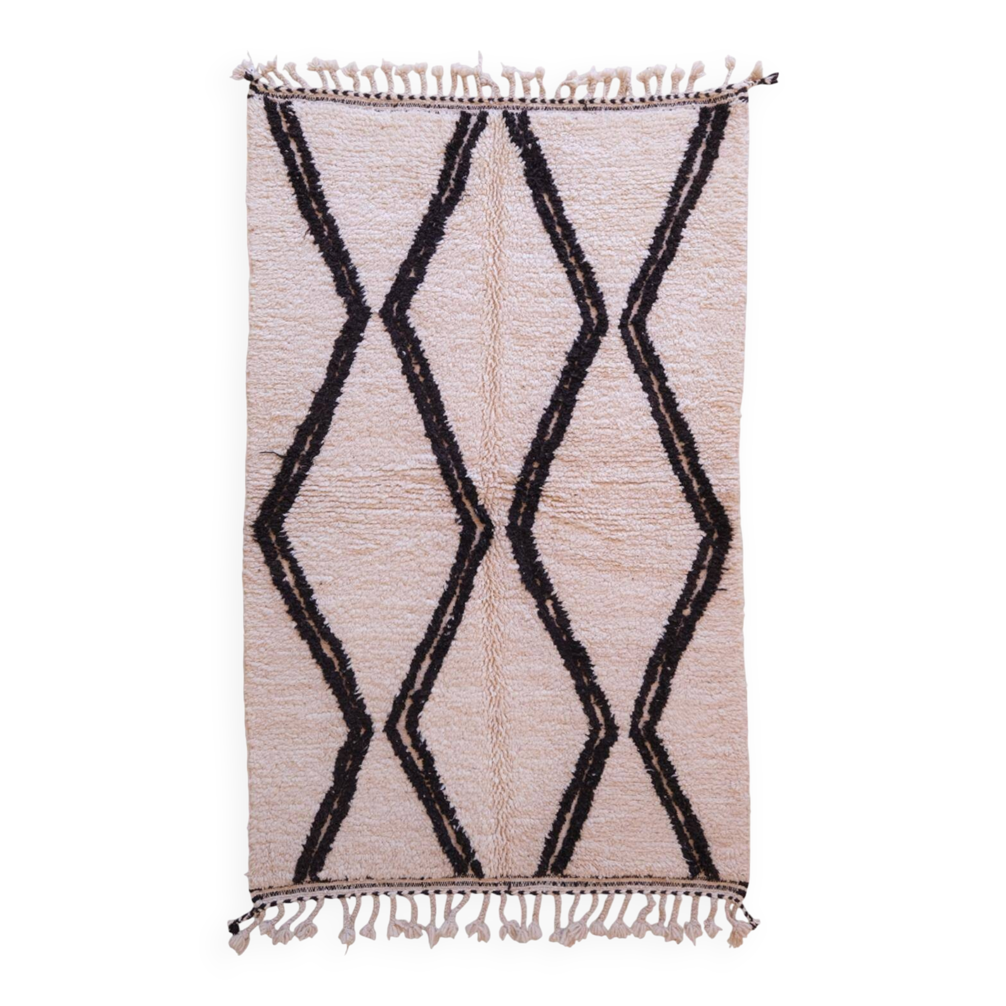 Tapis Beni Ouarain du Maroc - 243 x 151 cm