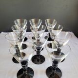 Verres à vin en cristal