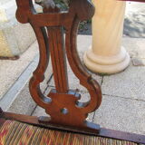 Fireplace corner chair, music chair