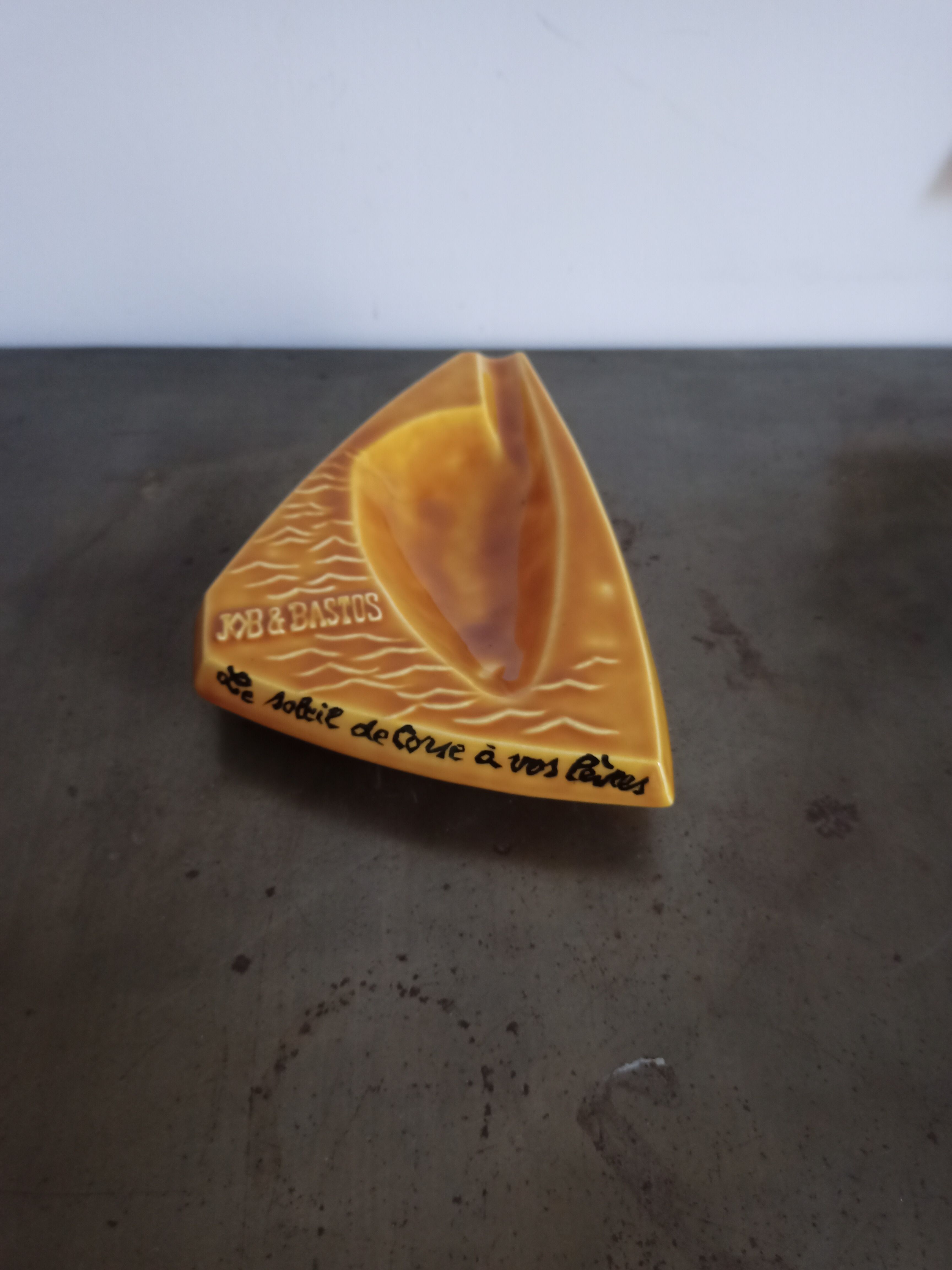 Job & Bastos Corsica ceramic counter ashtray