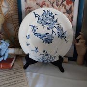 Ancienne assiette plate en terre de fer