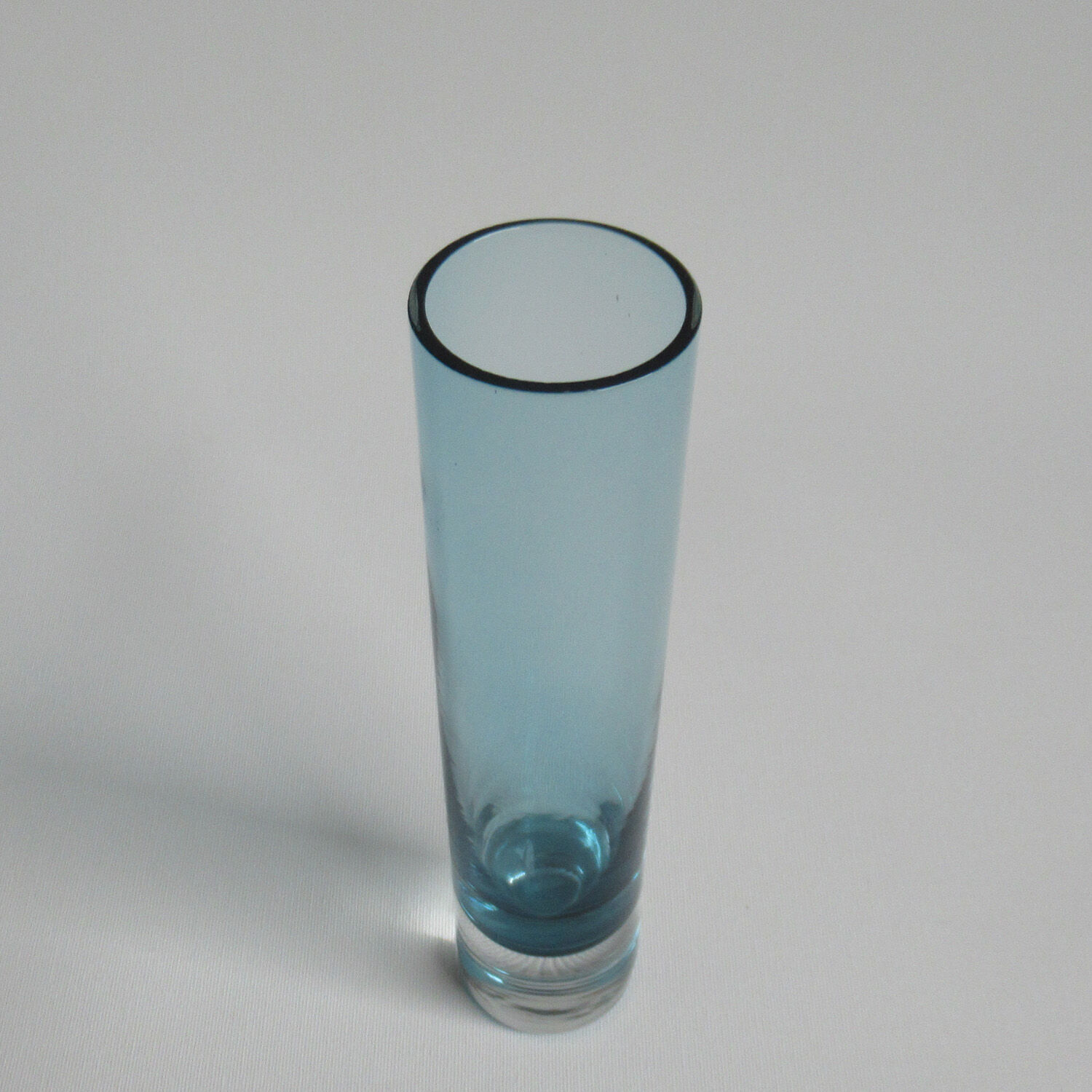 Vintage coloured glass cylinder vase