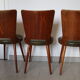 3 chaises baumann « dove » skaï amande