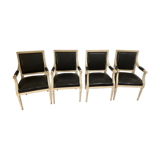 Lots de 4 fauteuils époque Louis XVI