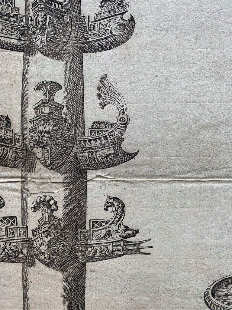 Antoine Lafrery, "Speculun Romanae Magnificen", set of 6 engravings, XVIth