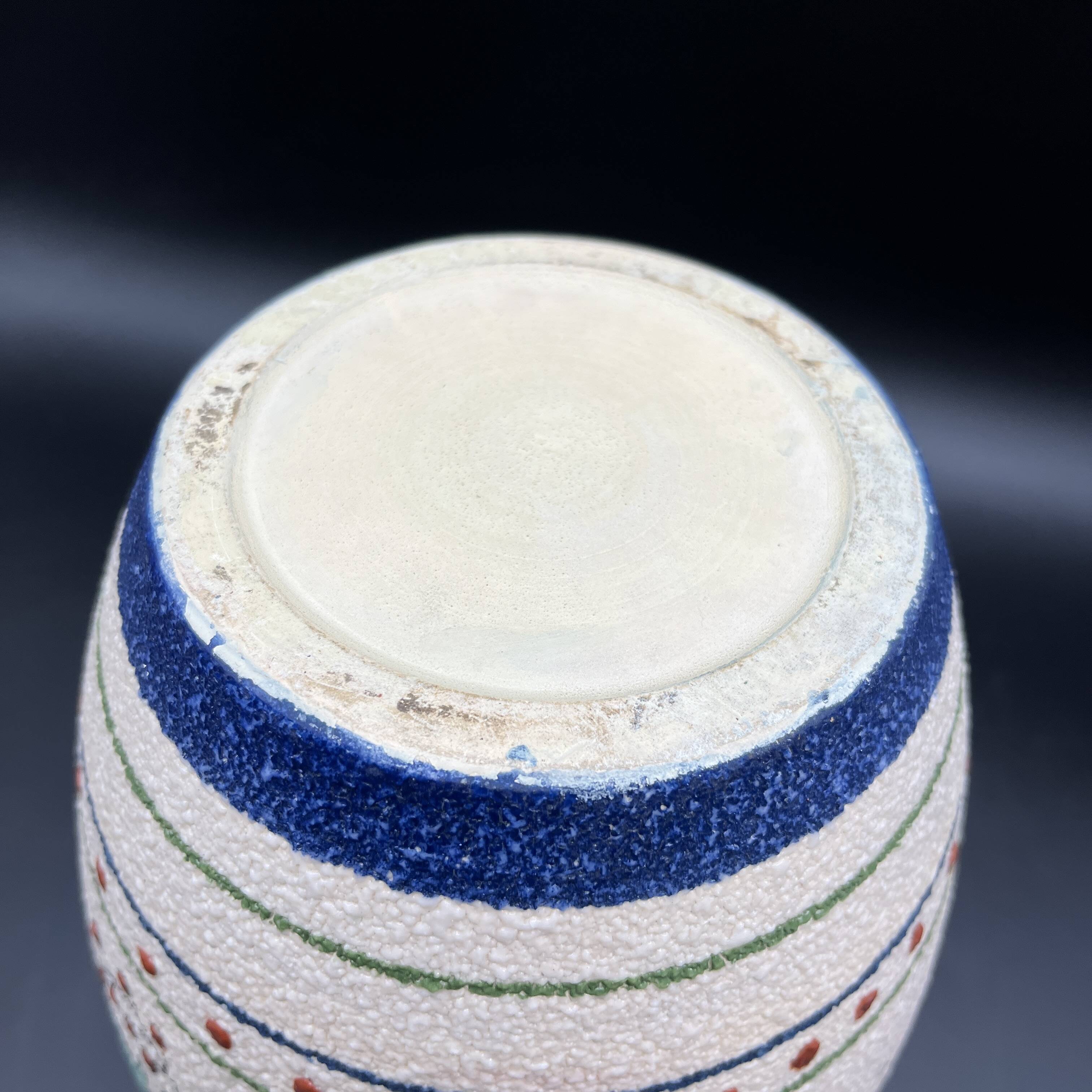 Art Deco ceramic vase Floral decor flowers