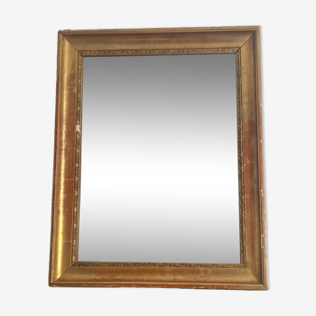 Vintage mirror gilded late XIXthJ,  70X56 cm