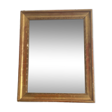 Vintage mirror gilded late XIXthJ,  70X56 cm