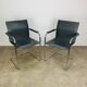 Pair of Dialog armchairs by Walter Knoll for Art Collection, leather