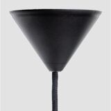 Mid-century pendant lamp in brass/gold finish / Danish modern design / Space Age / 1960s / 1970s