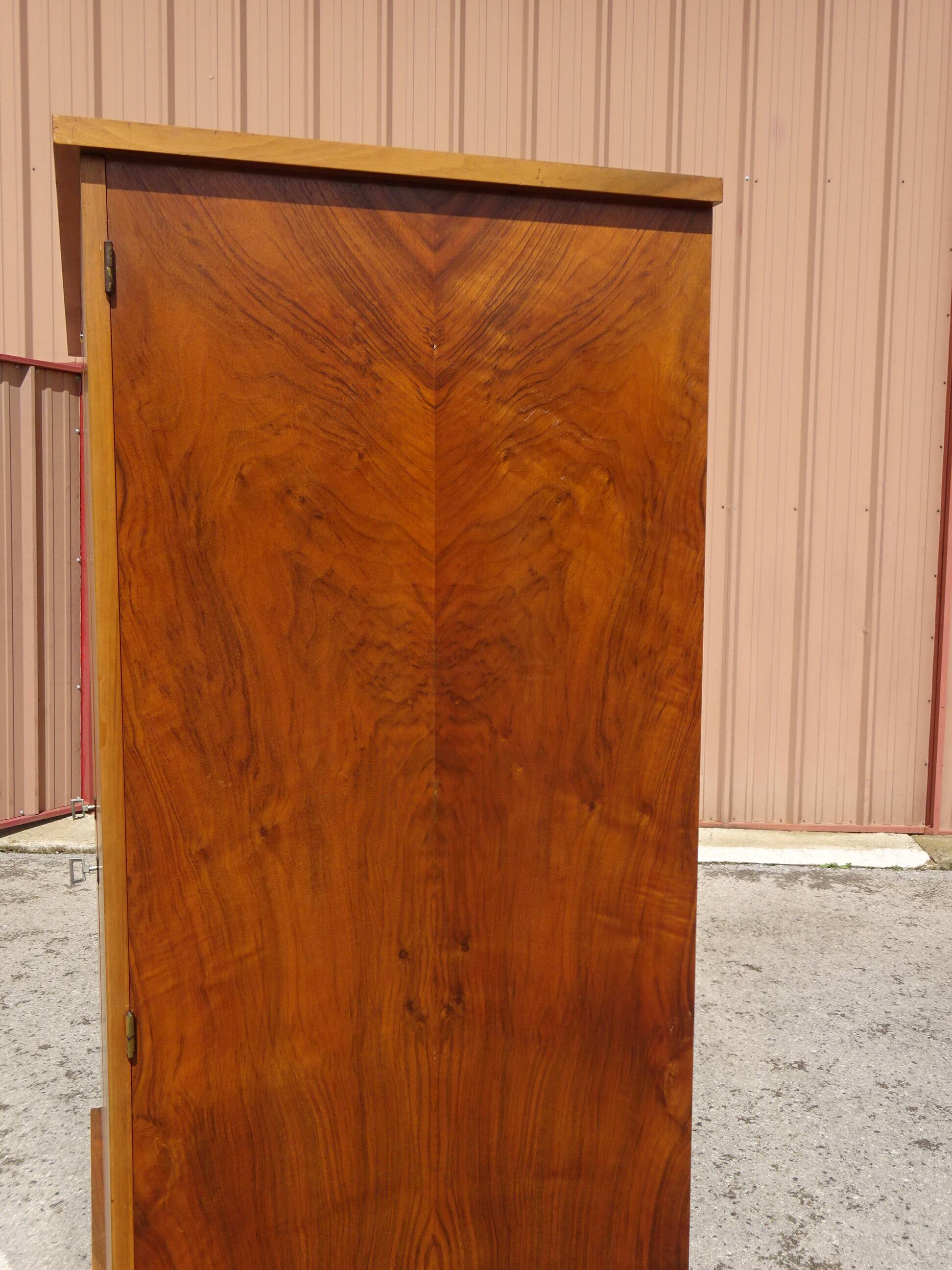 Vintage wardrobe, closet and shelves