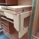 Folding desk says "Magic box" by designers Mummenthaler - Meier, Switzerland