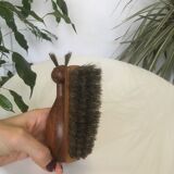 Scandinavian teak squirrel clothing brush
