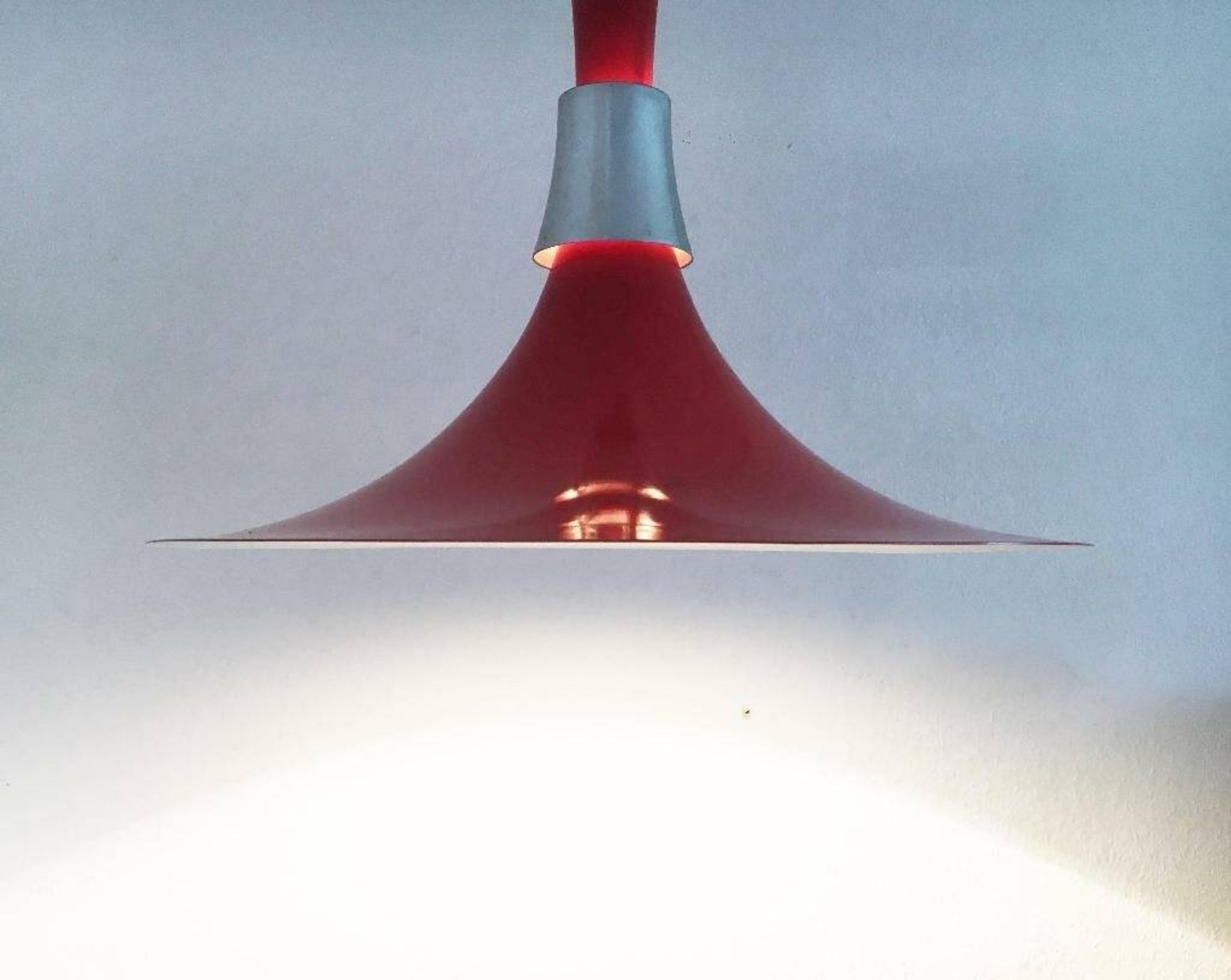 Vintage Danish suspension by Bent Nordsted for Lyskaer, 1970s.