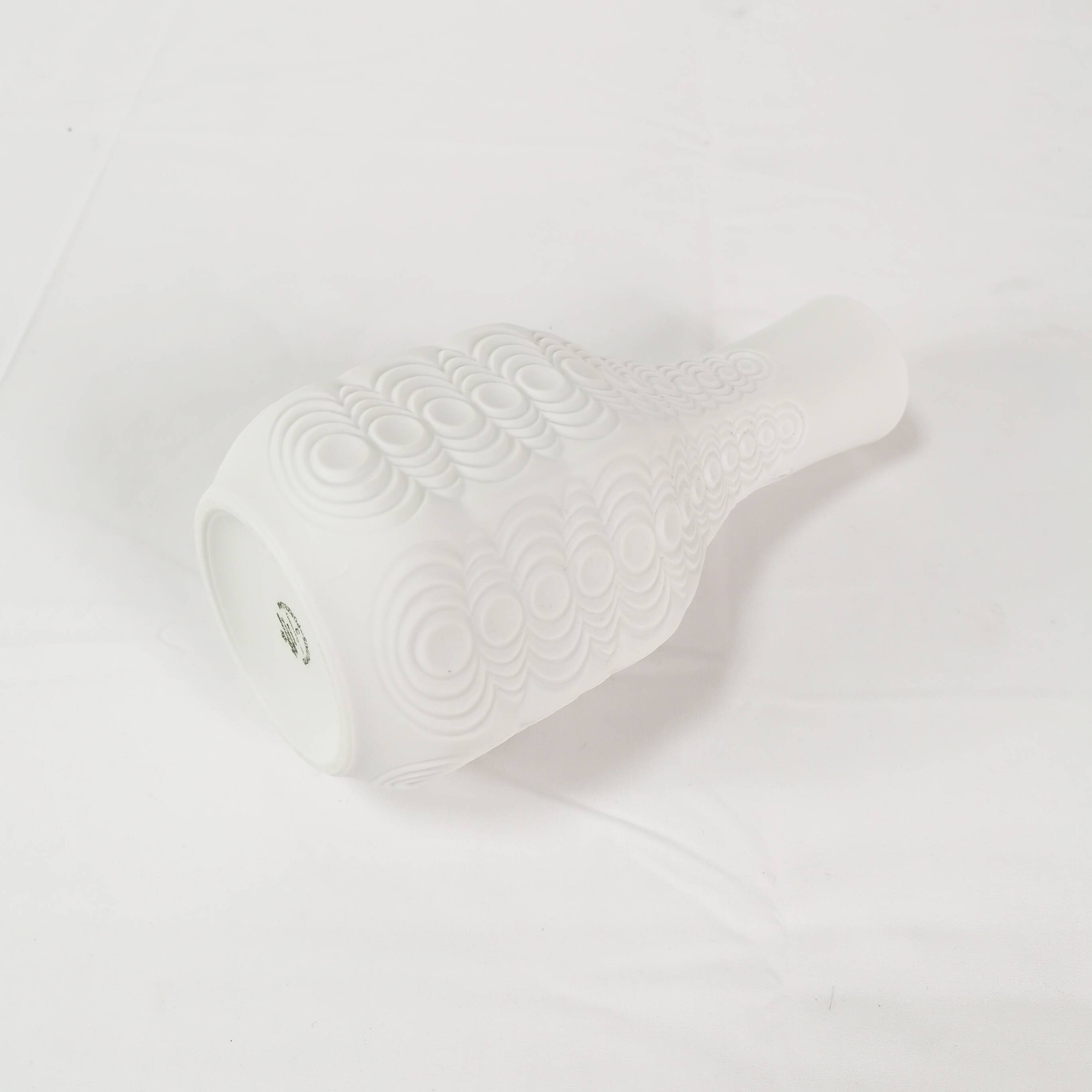 Op Art biscuit vase, Seltmann Weiden, Germany, 1960s.