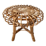 Franco Albini rattan side table 1960