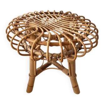 Franco Albini 1960 rattan side table