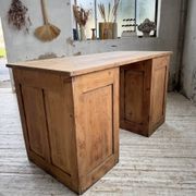 Bureau pin meuble atelier 1950