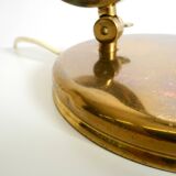 Beautiful, rare, large, heavy mid-century modern brass table lamp