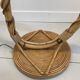 Louis Sognot vintage rattan floor lamp