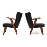 Early 1950s Danish Teak Easychairs