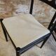 4 chaises bois vintage 70"