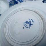 Magnifique ancien service semi porcelaine anglaise Ridgways modèle rose