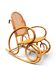 Vintage rocking chair in bamboo and cane