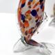 Ensemble de six verres à boire multicolores en verre de Murano par Toso, Italie