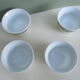 Set de 4 mini bols porcelaine fine Chine Baotai