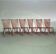 Set of 6 De Ster Geldermalsen spindle back dining chairs in solid oak, 1960
