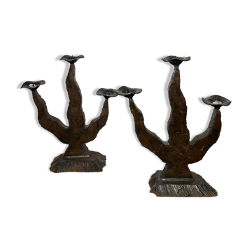 Brutalist chandeliers