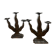 Brutalist chandeliers