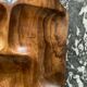 Wooden compartmentalized dish