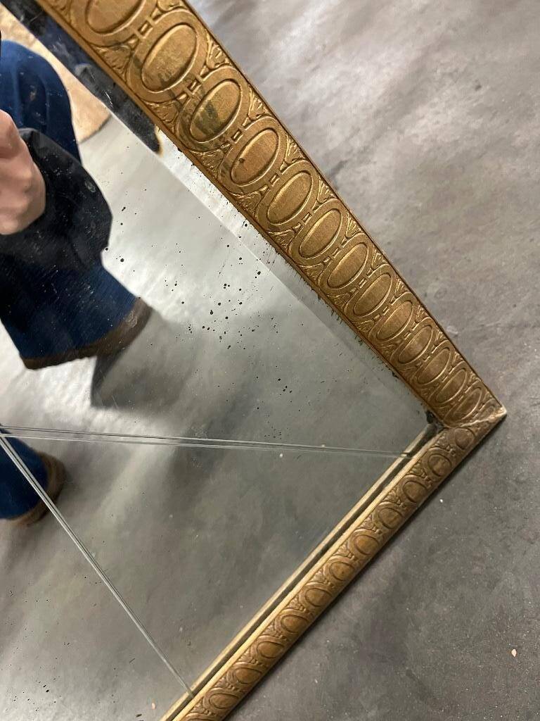 Tall/long vintage mirror with a 'tile' effect