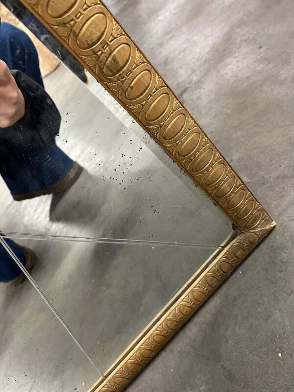 Miroir vintage haut / long avec effet 'carreau'