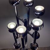 Lampadaire Space Age chromé, Italie 1970