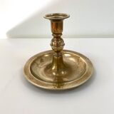 Bougeoir ancien en laiton
