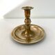 Antique brass candle holder