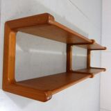 Dyrlund double teak wall shelf Denmark 1960’s