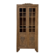 Parisian Art Deco display cabinet in oak (renovated)
