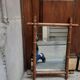 Bamboo-style barber mirror
