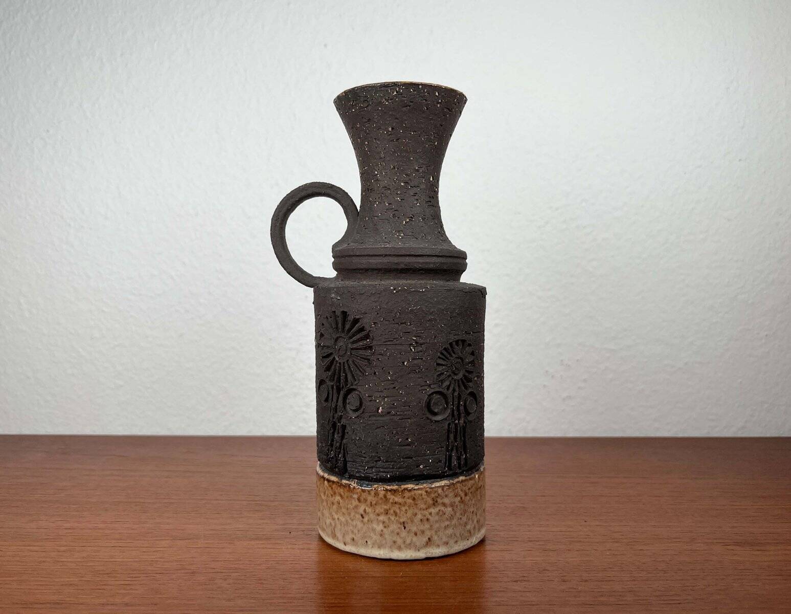 Vase en céramique de studio danois du milieu du siècle, années 1960