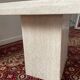 Duo of vintage travertine coffee tables and side tables
