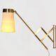 Brass wall lamp by Th. Valentiner, 1950
