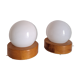 Pair of bedside lamps