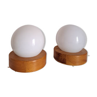 Pair of bedside lamps