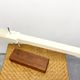 Unique XL Vintage Fluorescent Desk Lamp, Solid wooden base, Mid Century Table Lamp
