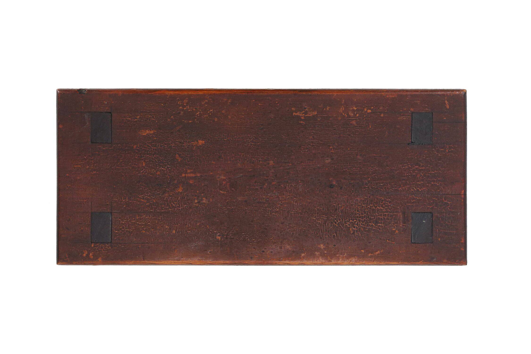 Rustic hand crafted wooden stool, France ca. 1880